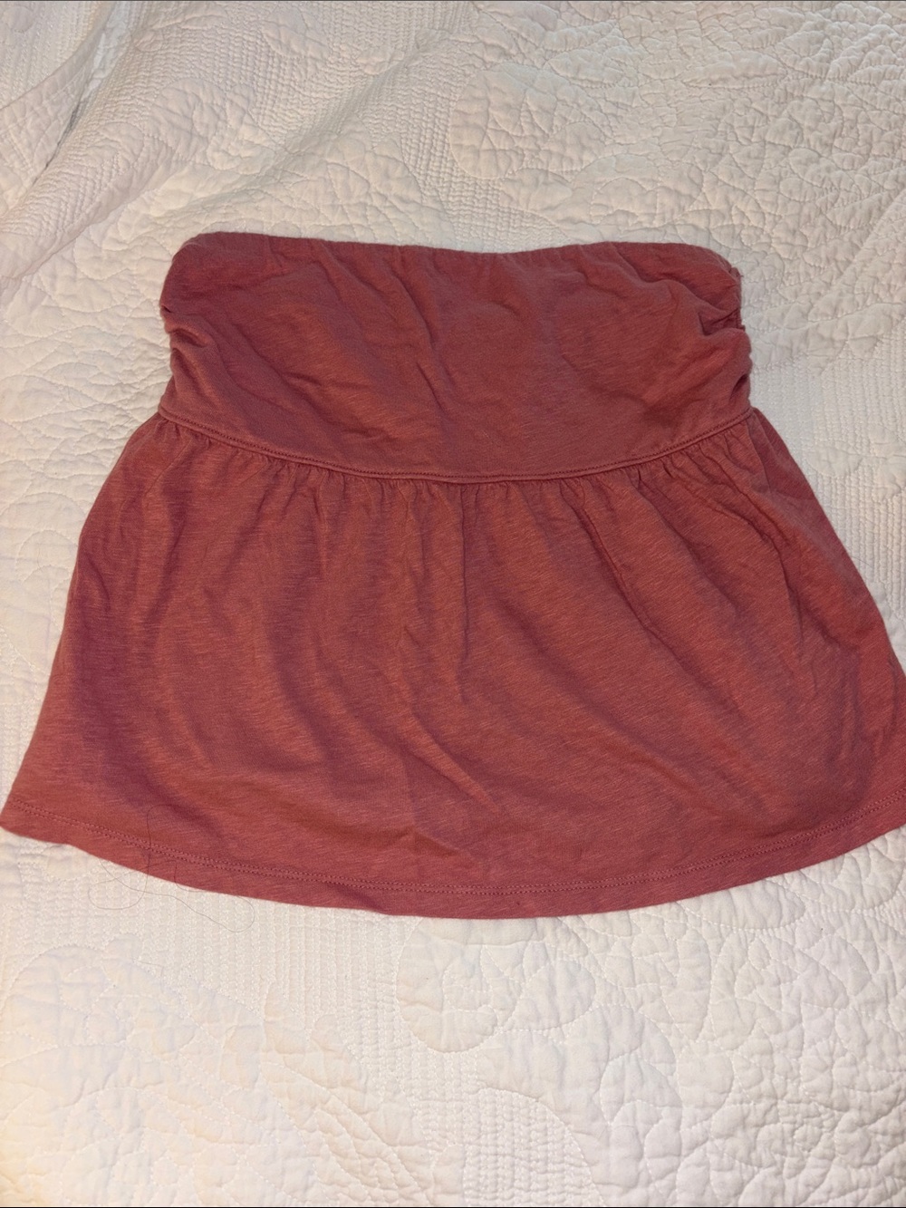 American Eagle Outfitters Rose Red Tube Skirt